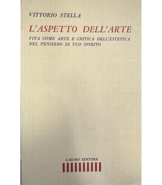 L' aspetto dell'Arte - Vittorio Stella - copertina