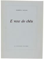 E VOXE DO CHEU (le voci del cuore) - Gullo Andrea - Di Stefano Editore, - 1979