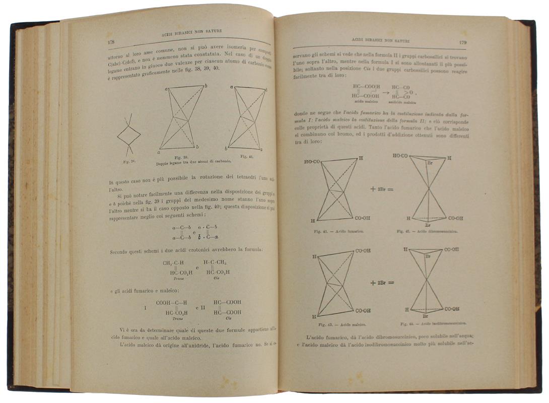 TRATTATO DI CHIMICA ORGANICA  [Prima edizione] - Holleman A.F. - Soietà Editrice Libraria, - 1905