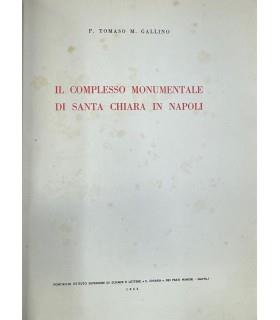 Il complesso monumentale di Santa Chiara in Napoli - copertina