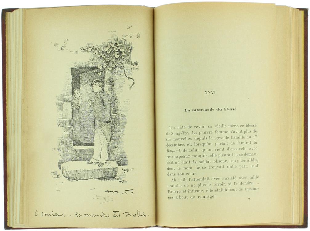 A TRAVERS LES MANSARDES ET LES ECOLES. Illustré par Menta. - Pollonnais Amélie. - Didier, Perrin et Cie, - 1886