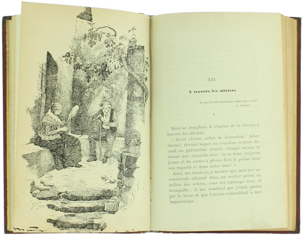A TRAVERS LES MANSARDES ET LES ECOLES. Illustré par Menta. - Pollonnais Amélie. - Didier, Perrin et Cie, - 1886