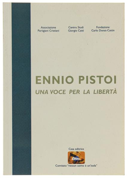 ENNIO PISTOI Una voce per la liberta' - Autori vari. - Nessun uomo è un'isola - 2010 - copertina