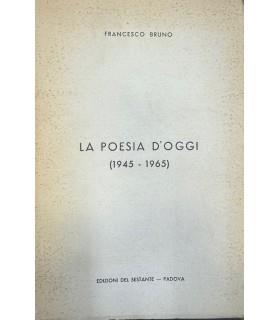 poesia d'oggi (1945-1965) - Francesco Bruno - copertina