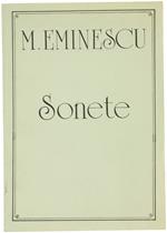 SONETE. Editie critica ingrijita de Petru Cretia cu 32 de reproduceri dupa manuscrise. - Eminescu Mihai. - Editura Porto Franco Galati - 1991