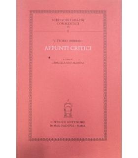 Appunti critici - Vittorio Imbriani - copertina