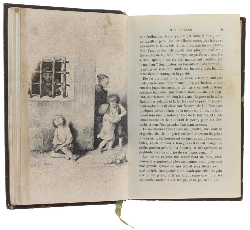 MES PRISONS suivi des Devoirs des Hommes.  Traduction nouvellet par le comte H. de Messey revue par A.de Villeneuve... - Pellico Silvio. - Garnier Frères, non daté, ca. - 1870