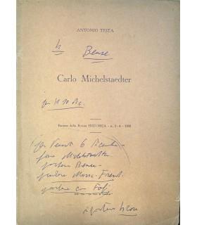 Carlo Michelstaedter - Antonio Testa - copertina