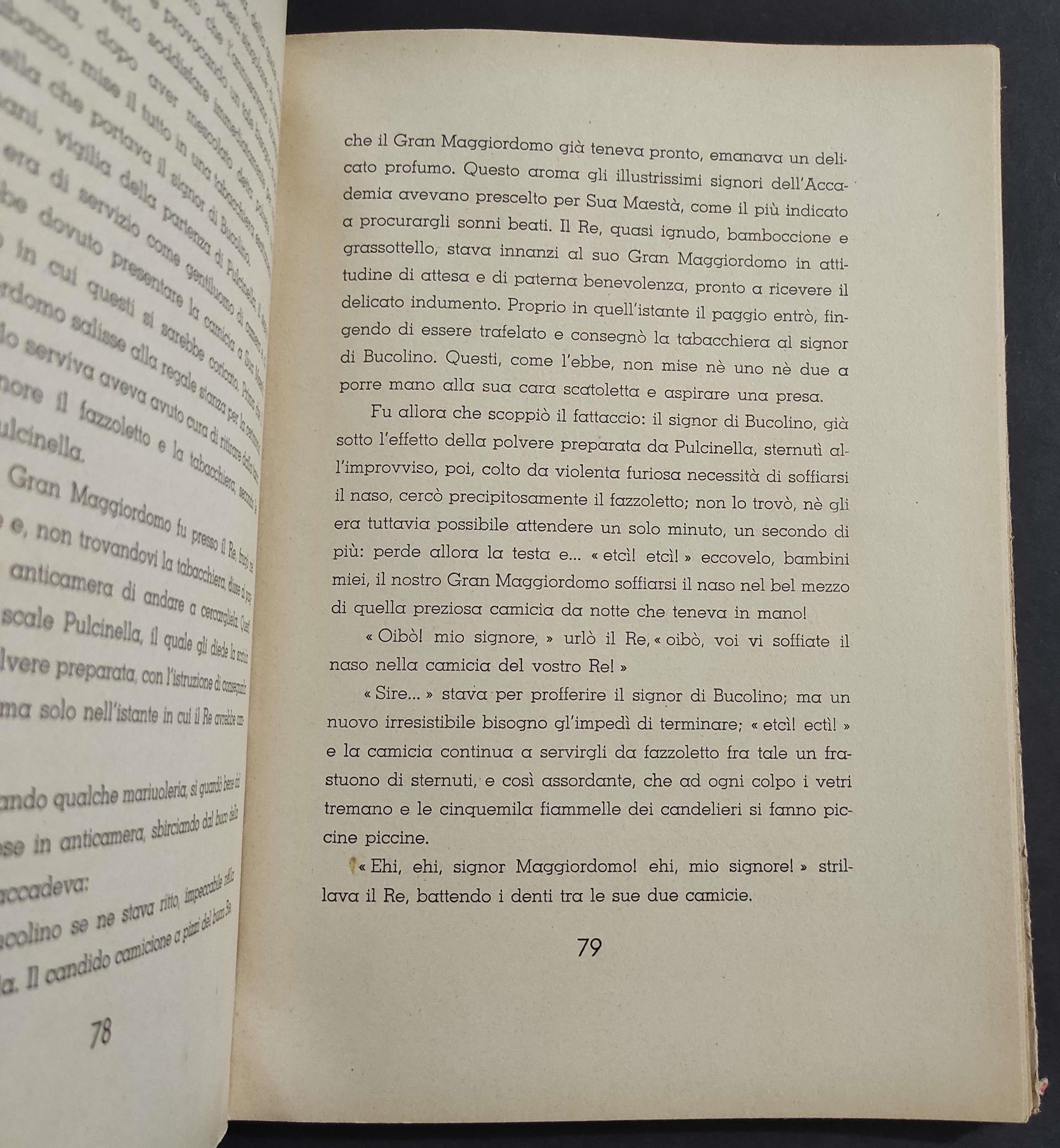 Le Avventure di Pulcinella - O. Feuillet - Ill. E. Politi - Ed. Chiantore - 1944