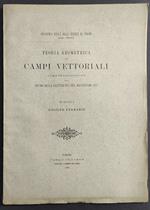 Teoria Geometrica dei Campi Vettoriali - Ed. Clausen - 1897