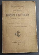 Manuale di Microscopia e Batteriologia Applicate all'Igiene - F. Abba - Ed. Clausen - 1896