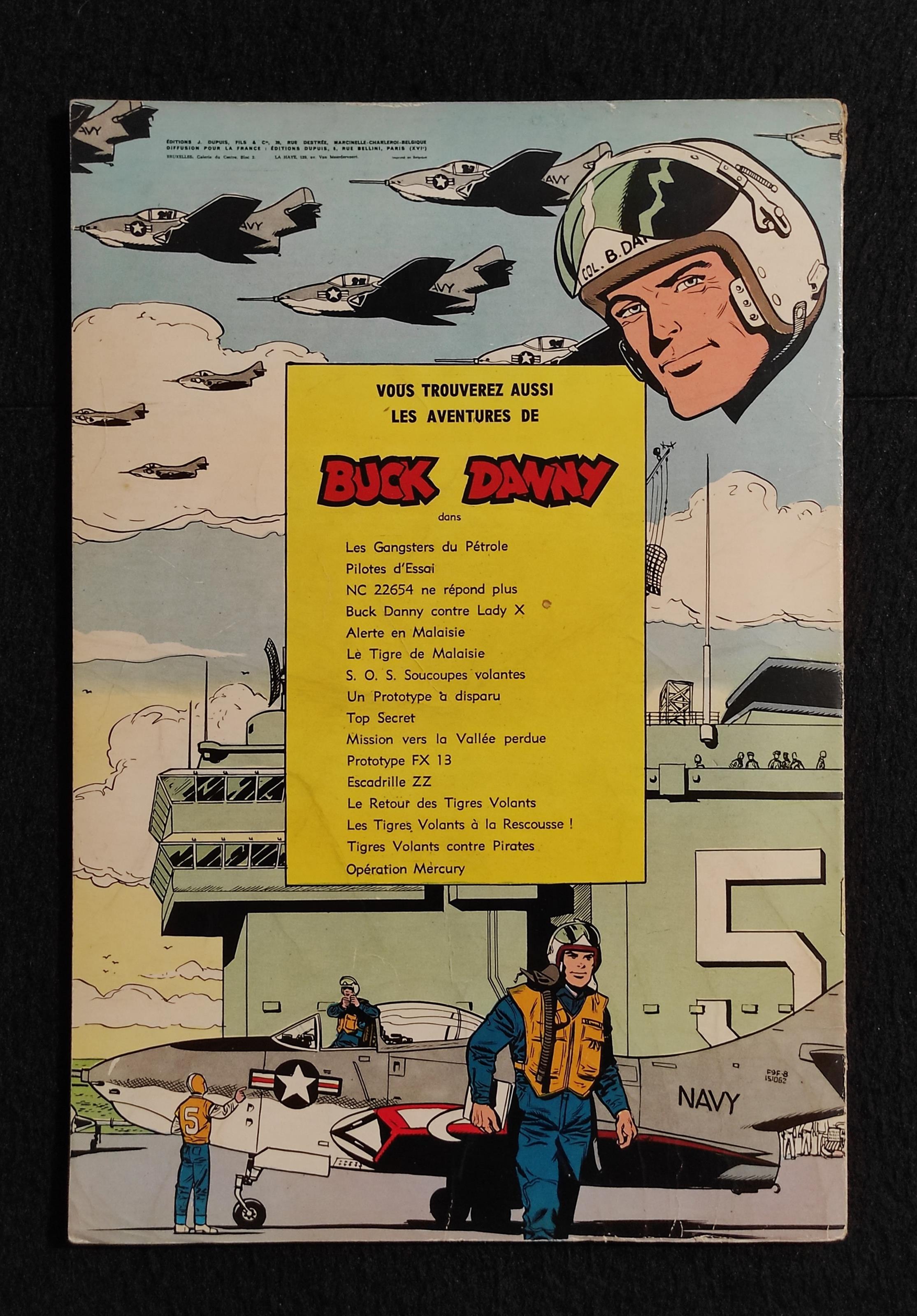 Les Aventures de Buck Danny - Prototype FX-13 - Ed. Dupuis - C. 1964