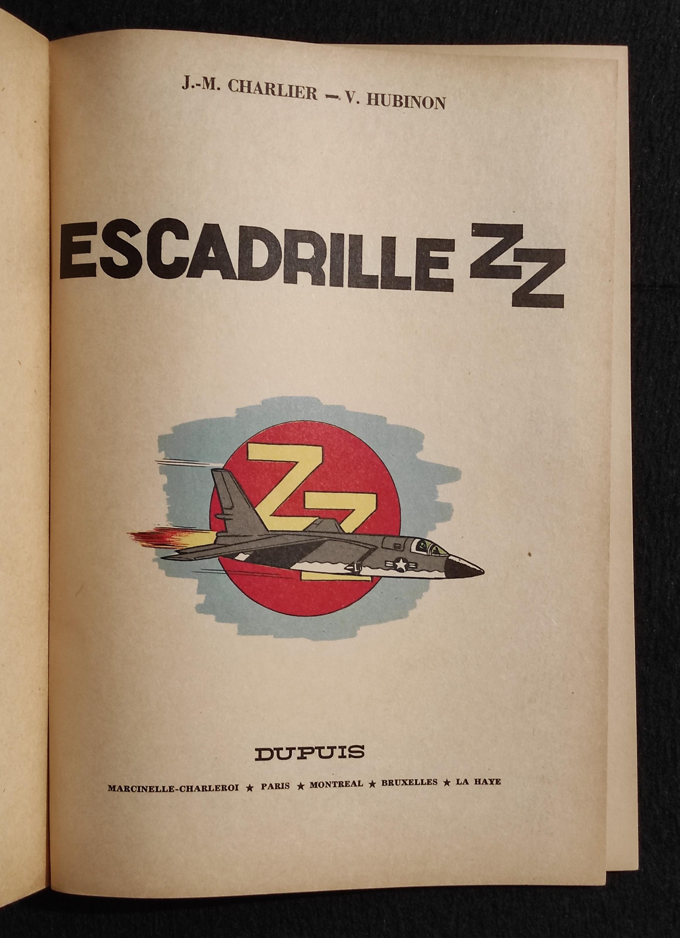 Les Aventures de Buck Danny - Escadrille ZZ - Ed. Dupuis - C. 1965