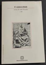 Il Cannocchiale - Rivista di Studi Filosofici - 2 Mag-Ago 1998 - Ed. Scientifiche Italiane