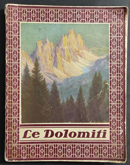 Guida Pratica delle Dolomiti - C. F. Wolff - Ed. G. Ferrari - 1924 - copertina