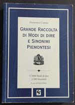 Grande Raccolta di Modi di Dire e Sinonimi Piemontesi - D. Caresio - Ed. GS - 2000