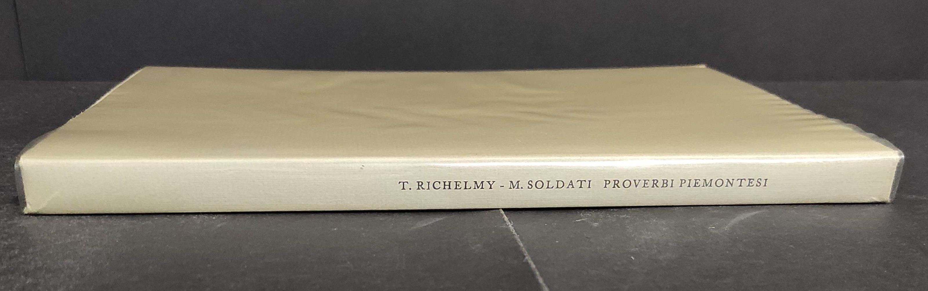 Proverbi Piemontesi - T. Richelmy - M. Soldati - Ed. Martello-Giunti - 1975