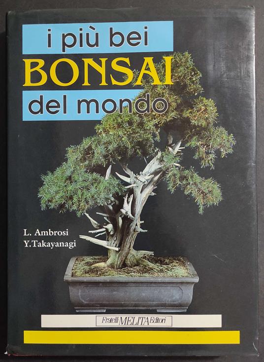 I più bei Bonsai del Mondo - L. Ambrosi - Y. Takayanagi - Ed. Melita - 1992 - copertina