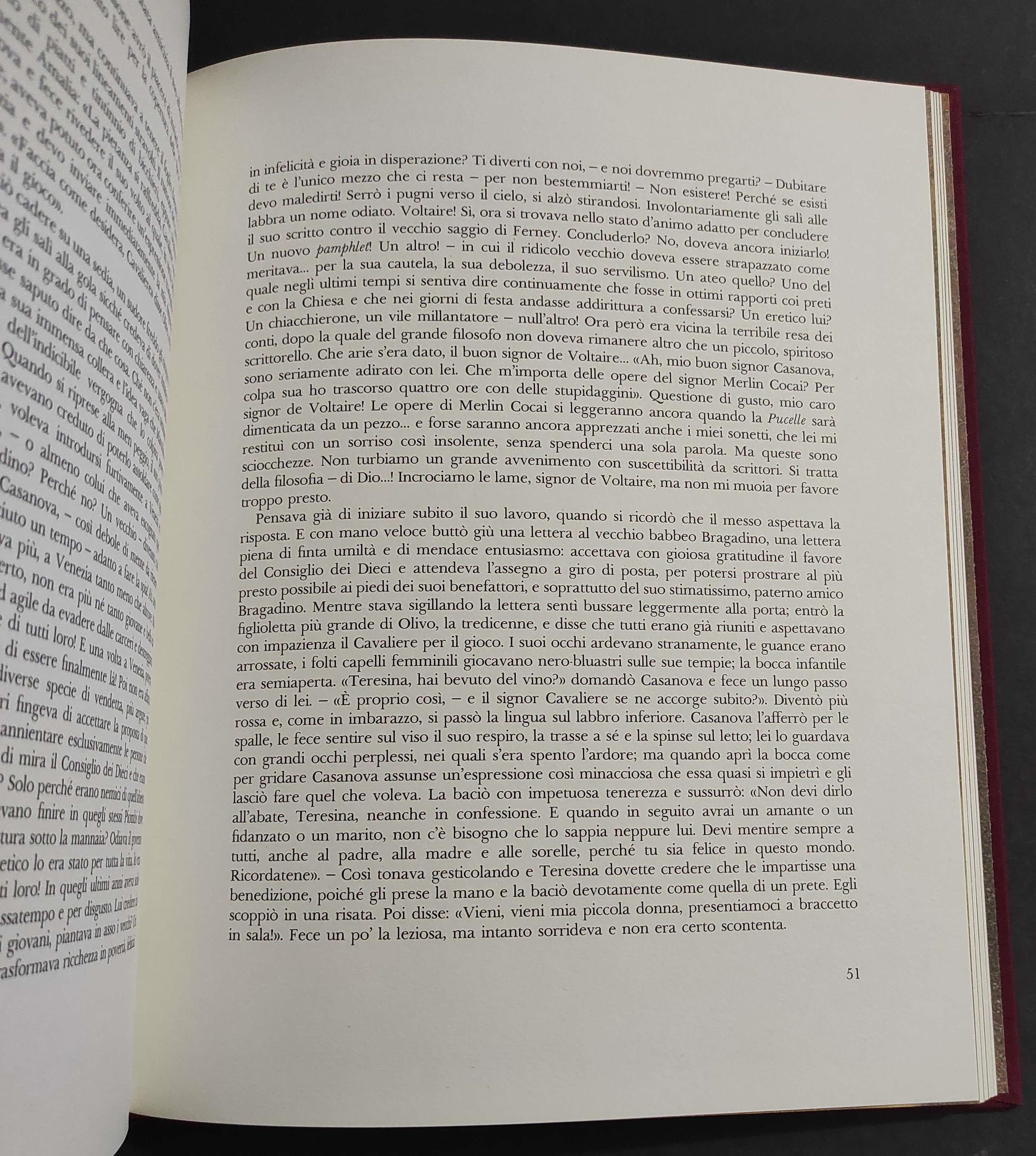 Il Ritorno di Casanova - A. Schnizler - Ed. Olivetti - 1985