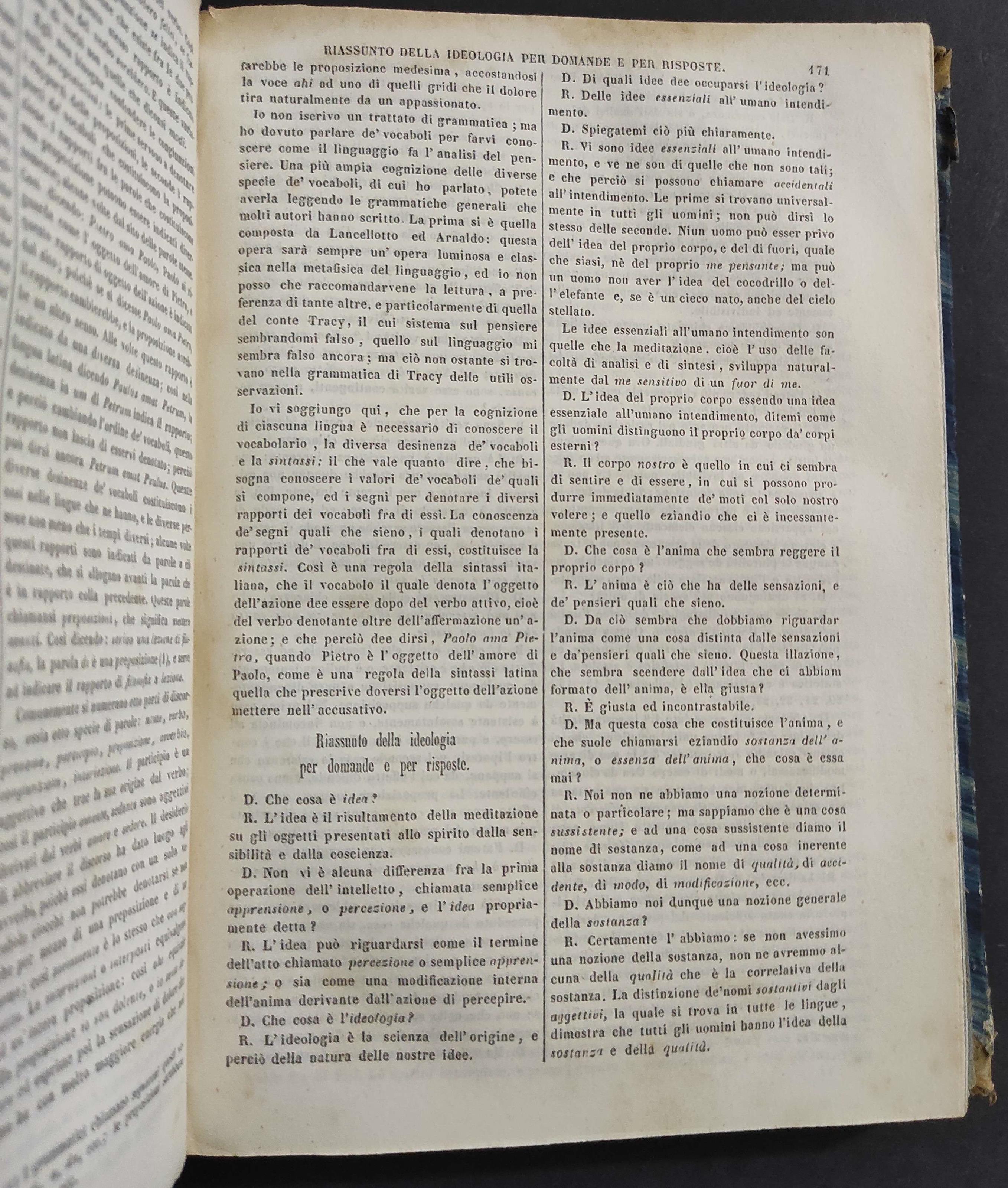 Elementi di Filosofia del Barone P. Galuppi da Tropea - Ed. Reina - 1850