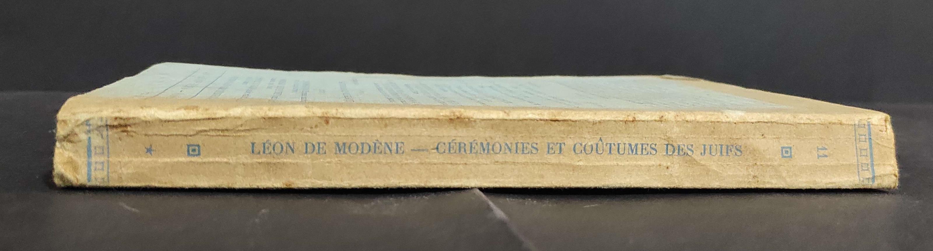 Cérémonies et Coutumes - Ed. Rieder - 1929 - Judaisme
