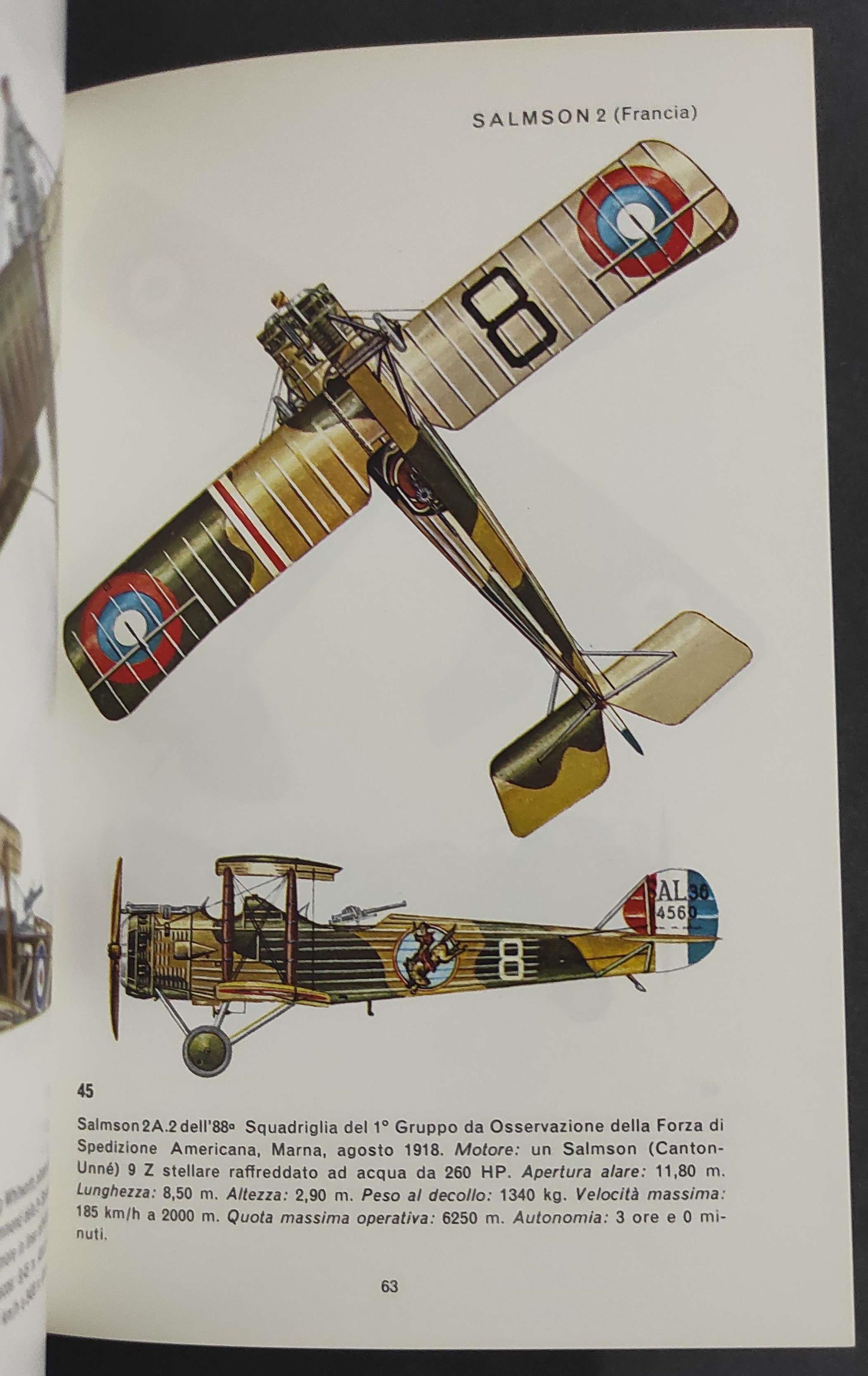 Bombardieri e Aerei da Pattugliamento e Ricognizione 1914-1919 - Ed. S.A.I.E. - 1969