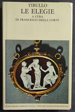 Tibullio - Le Elegie - Ed. Valla/Mondadori - 1980