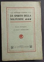 Lo Spirito della Solitudine - Scene Dialogate  - G. Zoppola - Ed. Apollonio - 1910