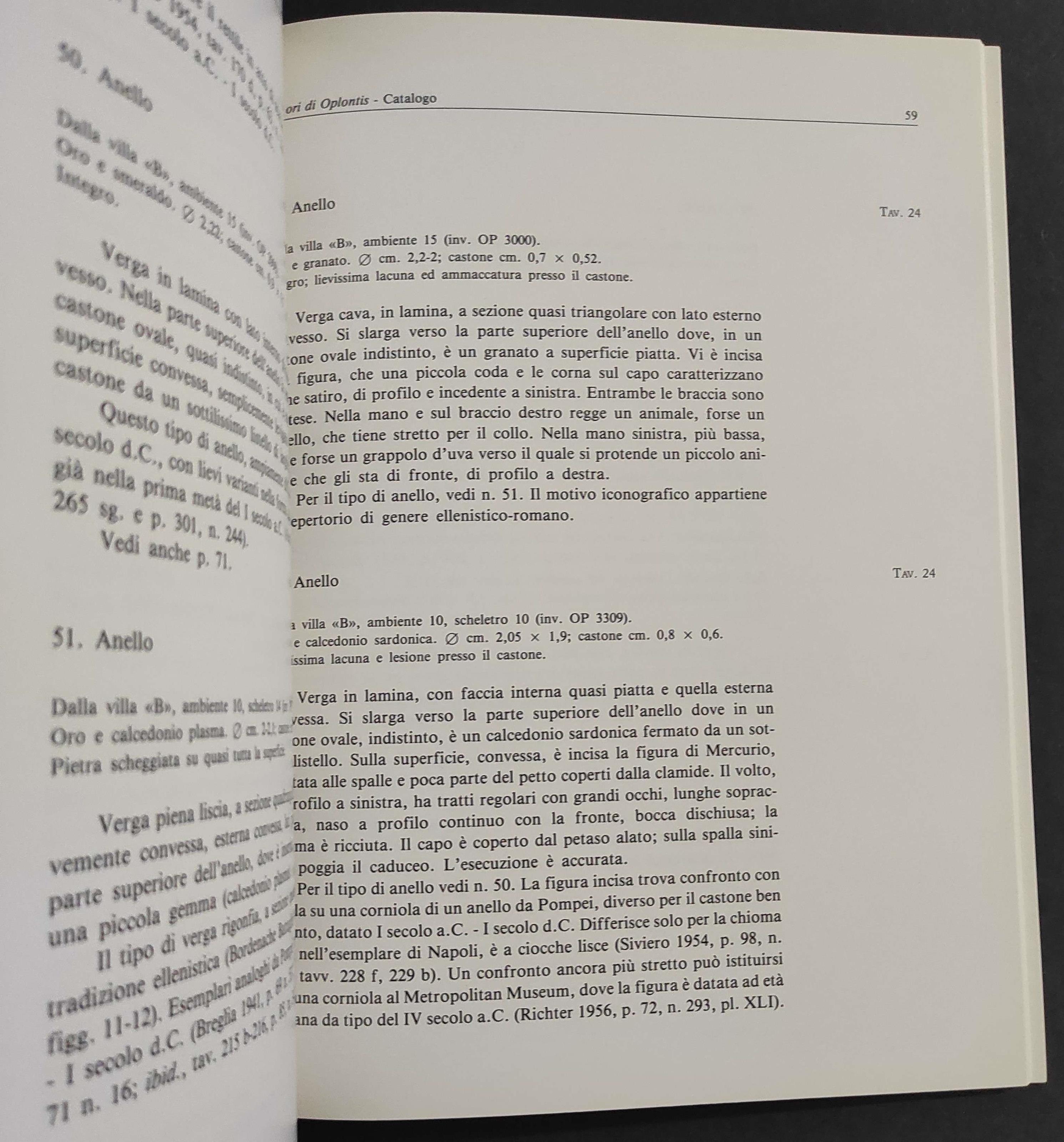 Gli Ori di Olplontis Gioielli Romani dal Suburbio Pompeiano - A. d'Ambrosio - Ed. Bibliopolis - 1987