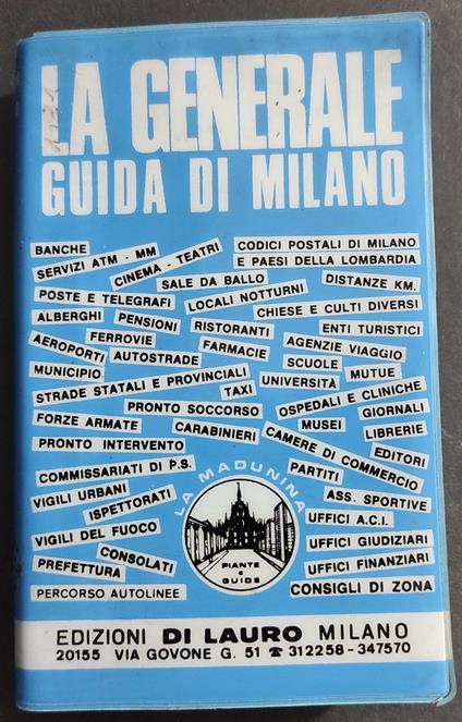 Generale Guida di Milano - Ed. Di Lauro - 1981 - copertina