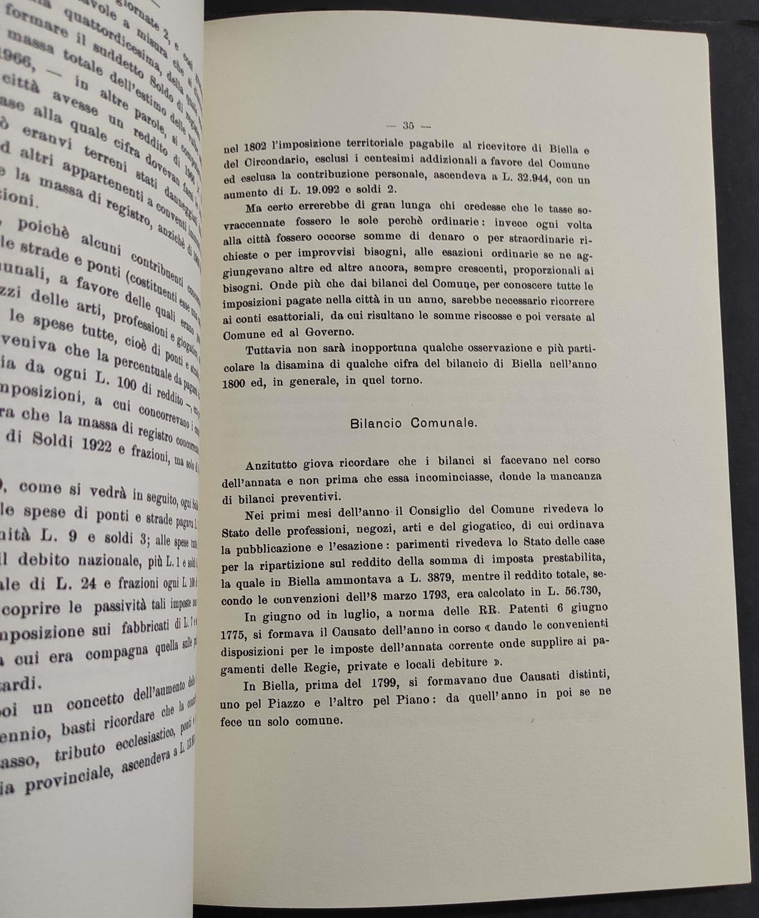 Biella Cent'Anni Fa (1800-1900) - A. Roccavilla - Ed. Forni - 1990