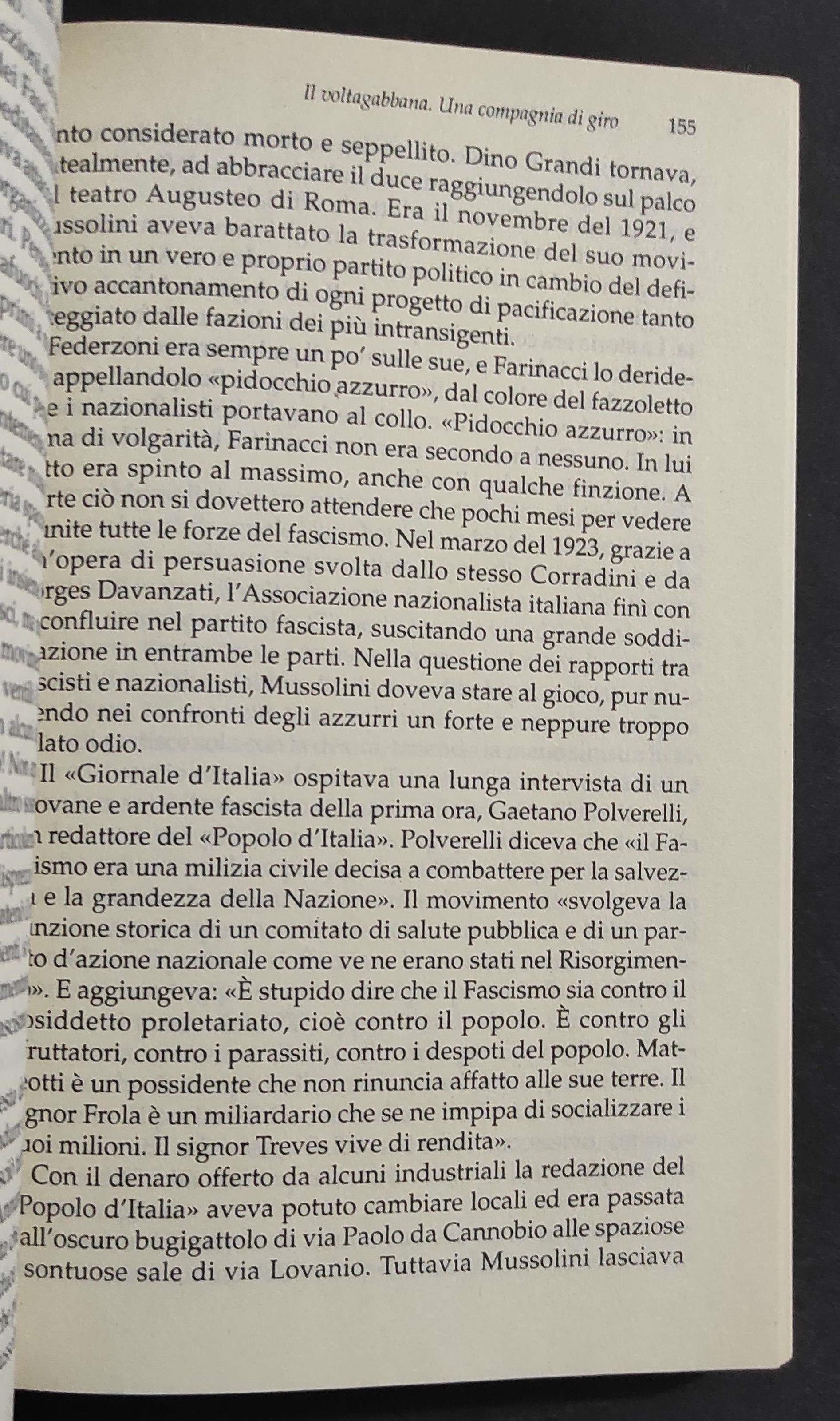 Alla Corte del Duce - A. Spinosa - Ed. Mondadori - 2001