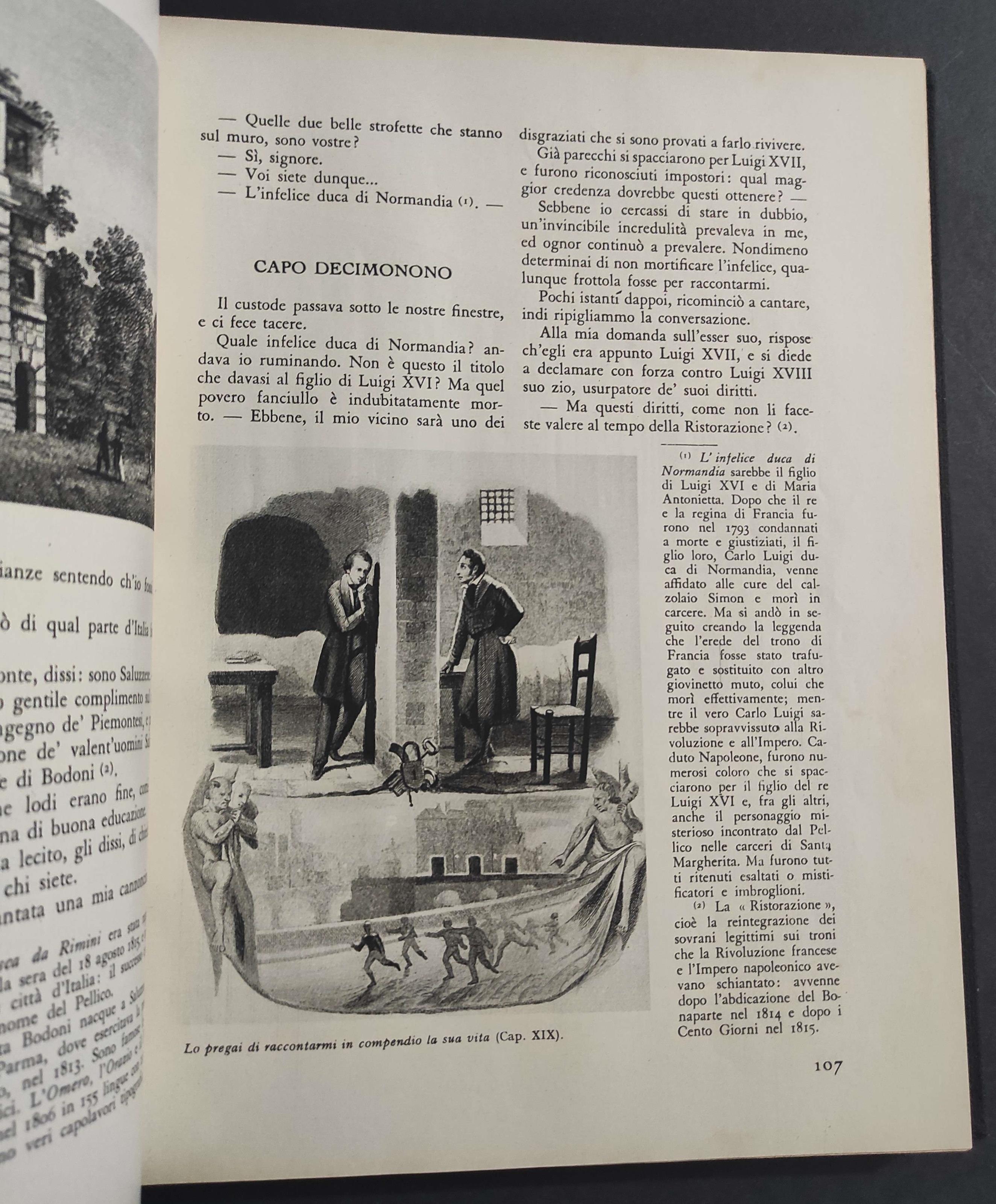 Le Mie Prigioni - Memorie di S. Pellico - Ed. Rizzoli - 1933