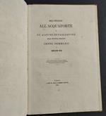 Dell'Intaglio all'Acquaforte e di Alcuni Intagliatori Cenni Sommarii di G. Vico - 1864