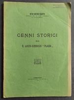 Cenni Storici sul R. Liceo-Ginnasio 