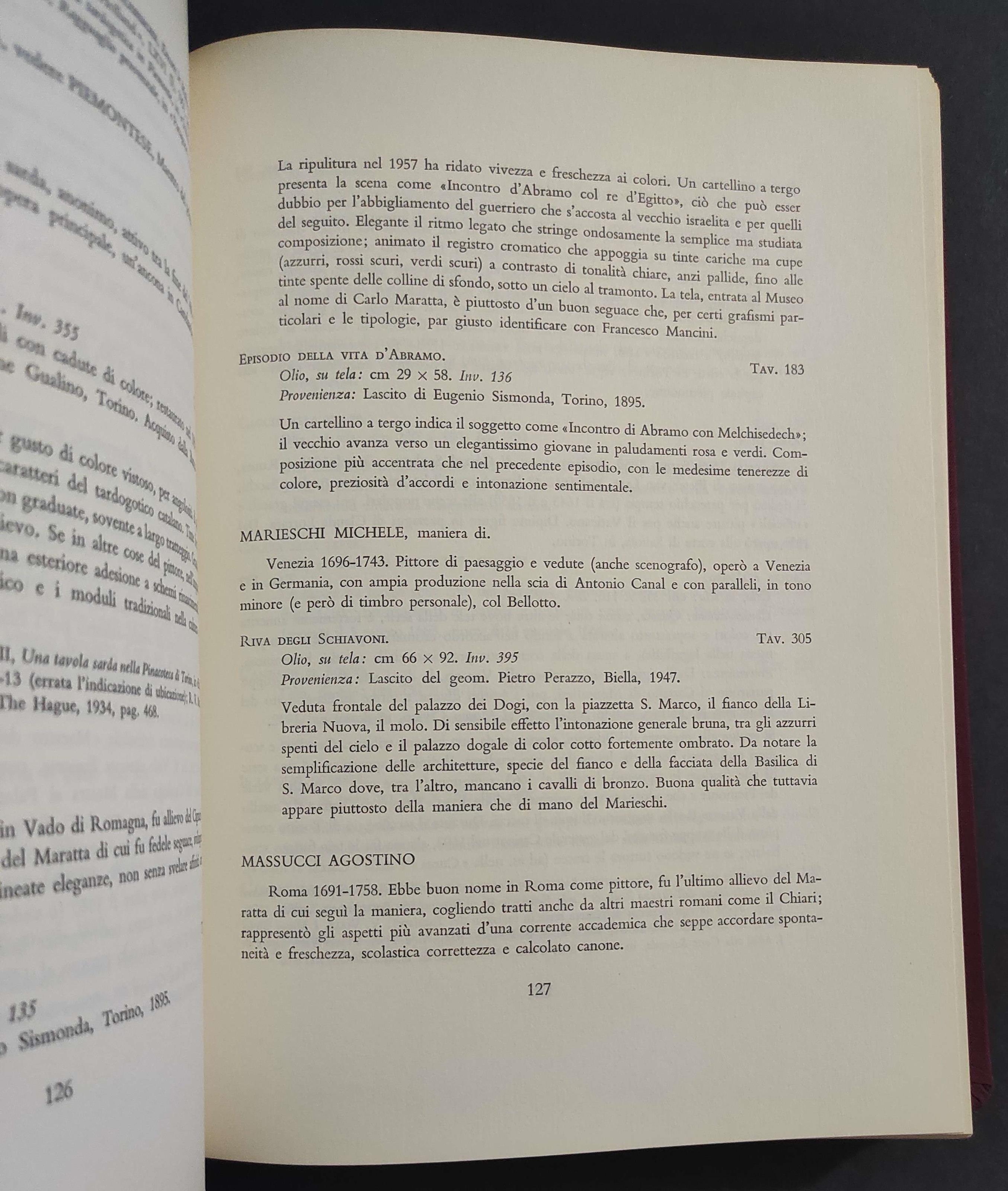 Museo Civico d'Arte Antica di Torino - I Dipinti - L. Mallé - 1963