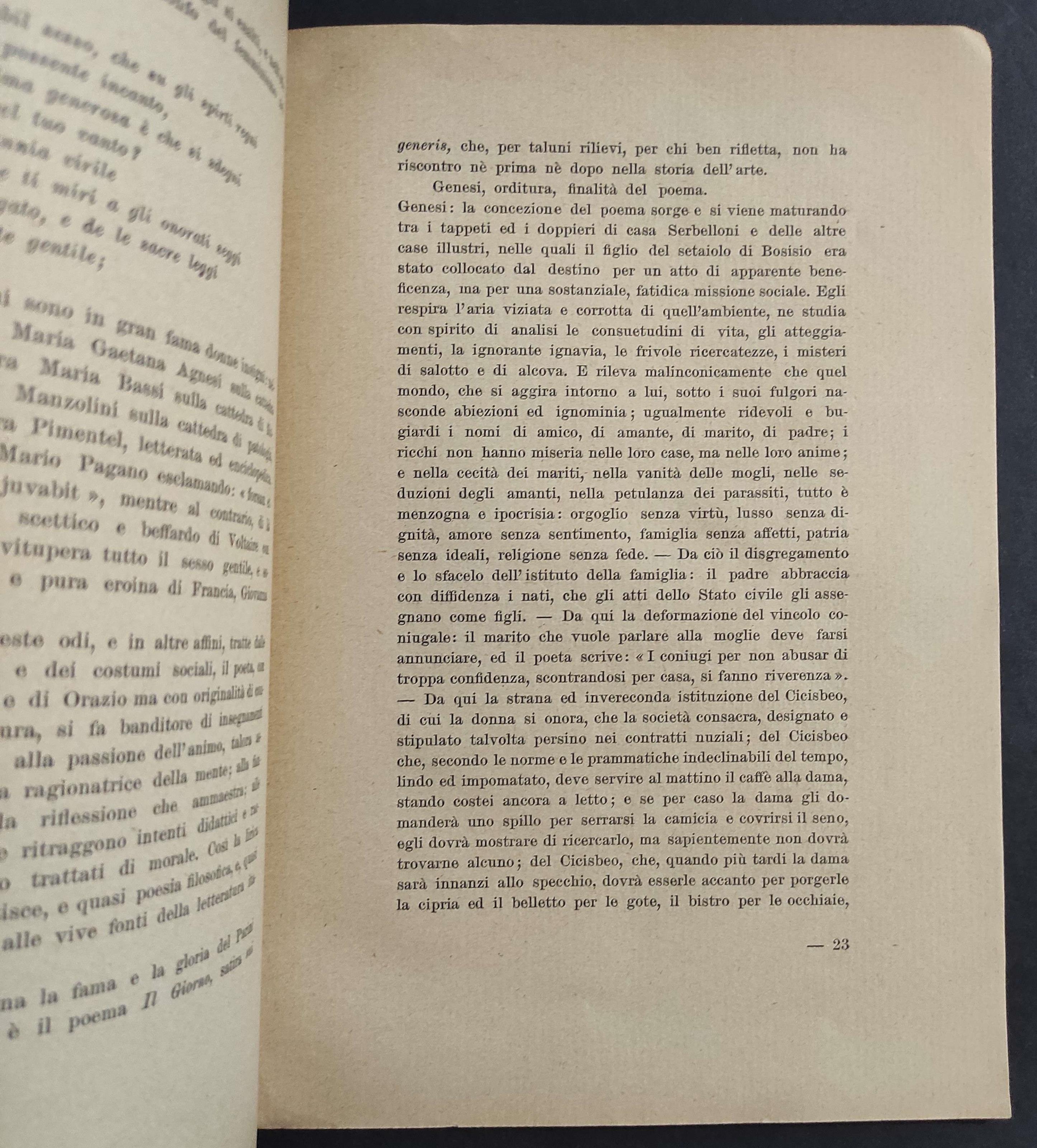 Giuseppe Parini - G. Marciano - 1930 - Quaderni dell'Anno IX