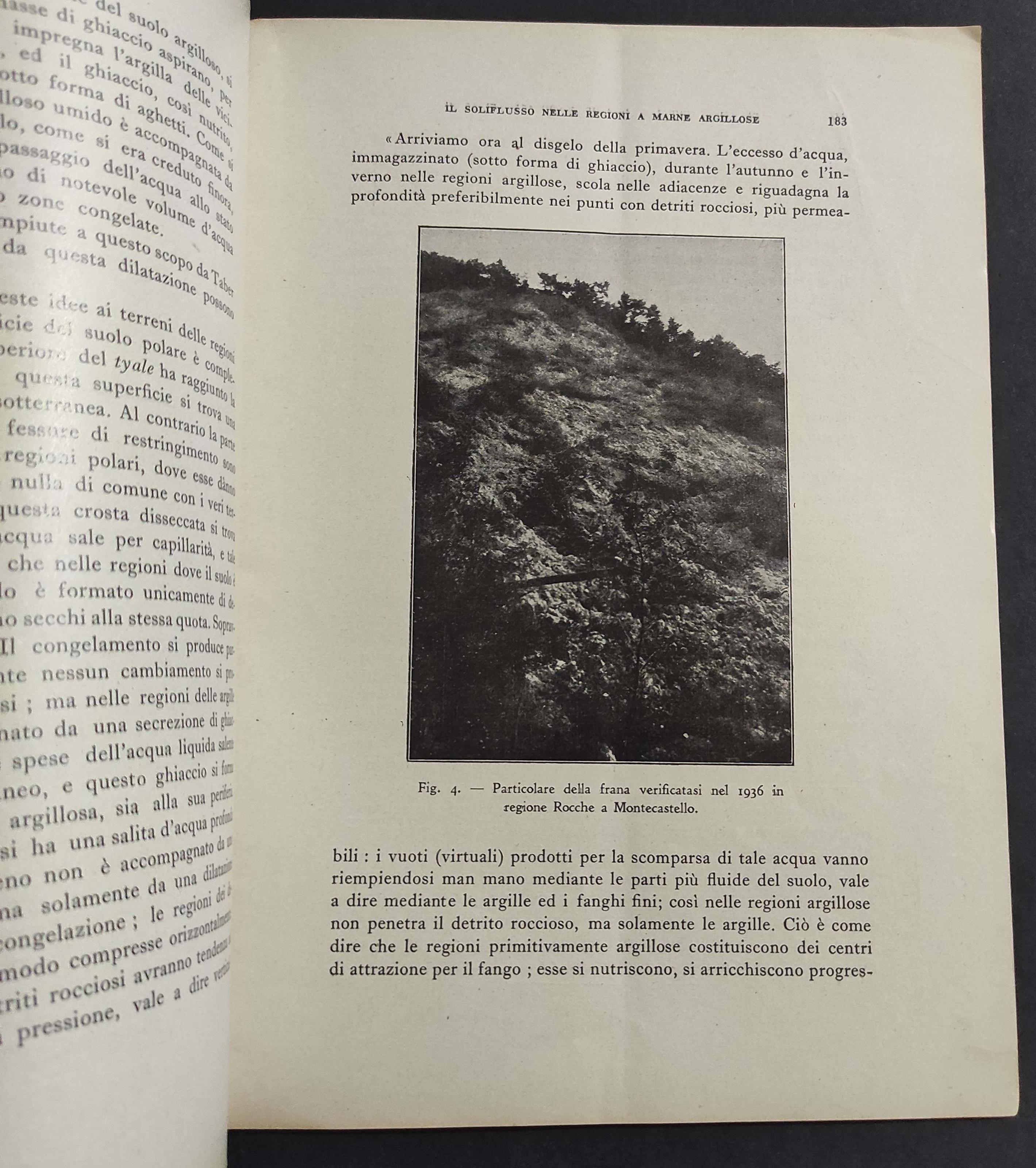 Il Soliflusso nelle Regioni a Marne Argillose - P. Peola - 1937