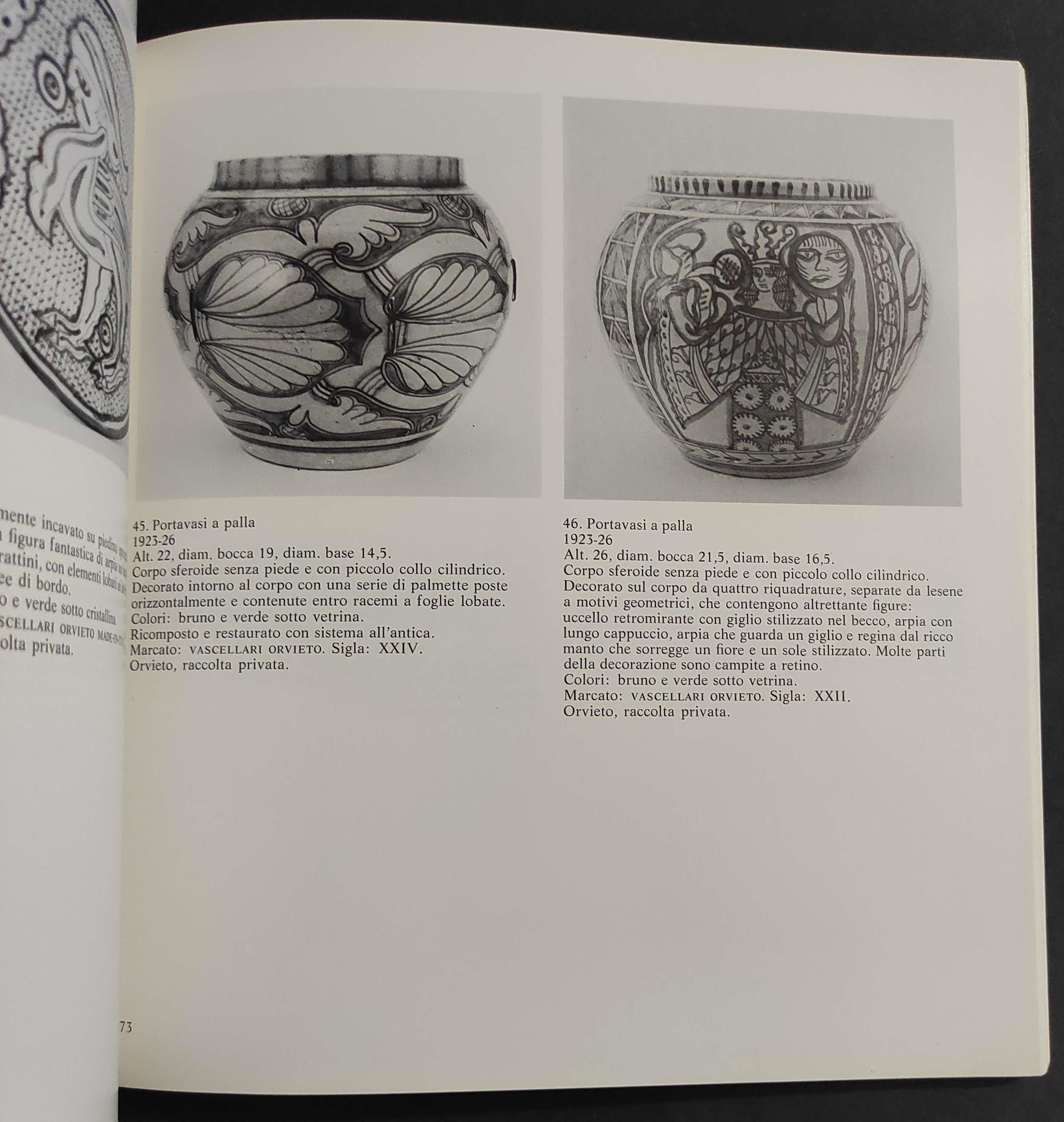 Ceramica Orvietana degli Anni Venti - A. Satolli - 1983