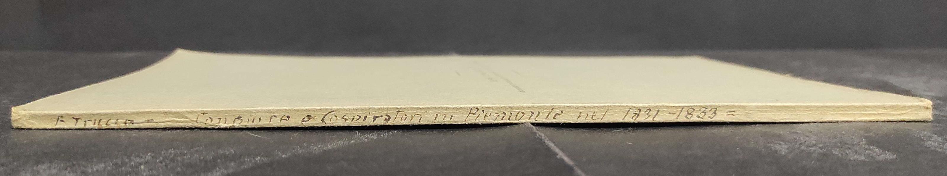 Congiure e Cospiratori in Piemonte nel 1831 e nel 1833 - A. F. Trucco - 1929