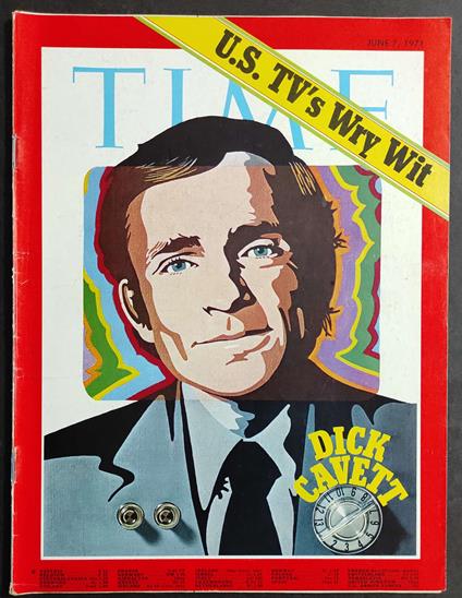 Rivista Time - U.S. TV's Wry Wit - June 7 - 1971 - copertina
