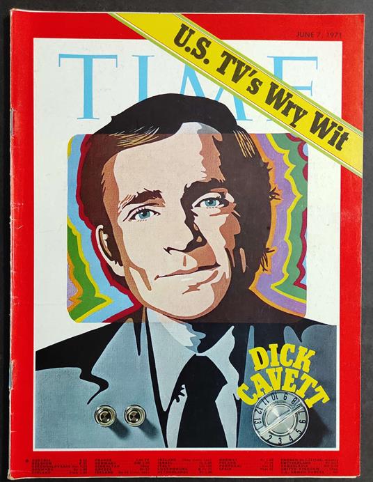 Rivista Time - U.S. TV's Wry Wit - June 7 - 1971 - copertina