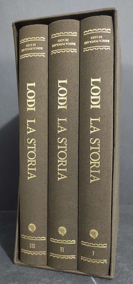 Storia di Lodi - 1990 - 3 Vol - copertina