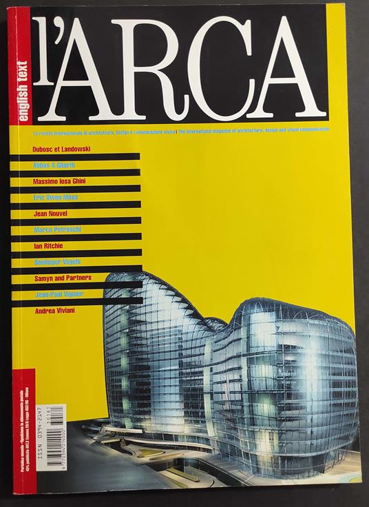 L' Arca - Maggio 2003 - n.181 - Rivista Architettura e Design - copertina