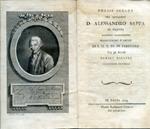 Poesie del Cavaliere D. Alessandro Sappa de' Milanesi patrizio alessandrino maggiordomo d'onore di S. M. il Re di Sardegna tra gli Arcadi Eumaro Marateo Accademico Immobile