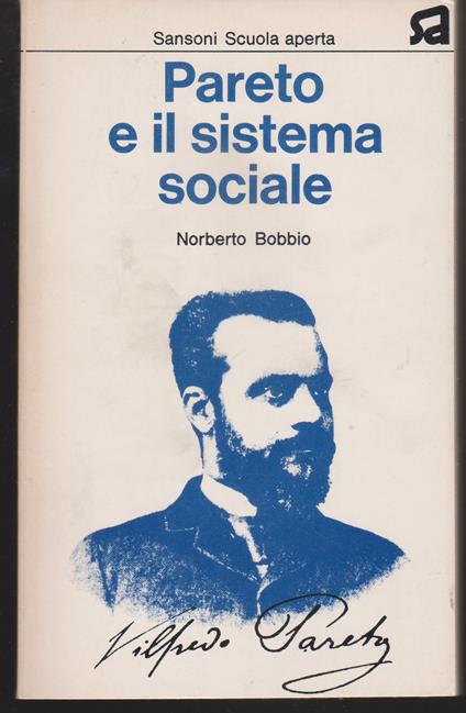 Pareto e il sistema sociale - Norberto Bobbio - copertina