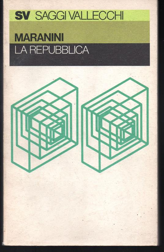 repubblica - Giuseppe Maranini - copertina
