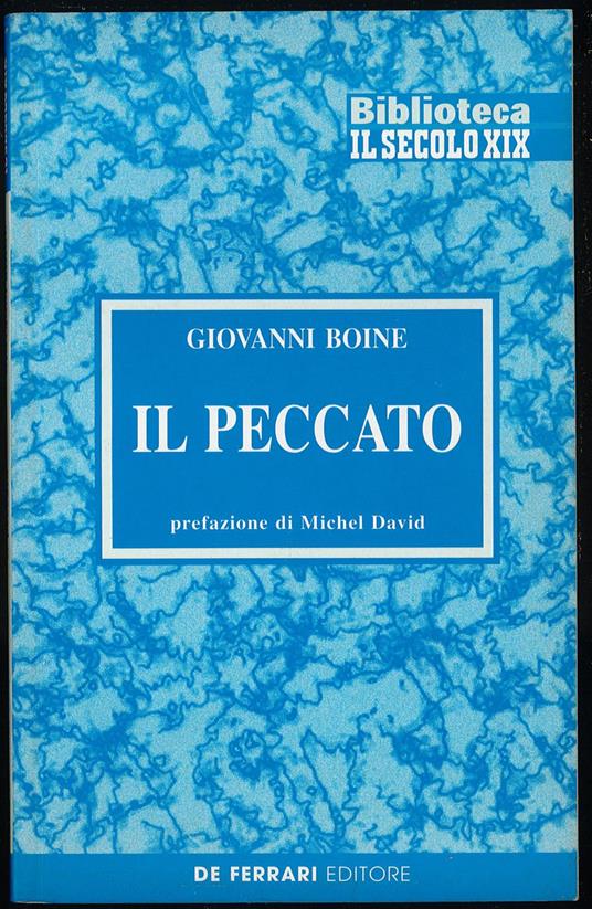 Il peccato - Giovanni Boine - copertina