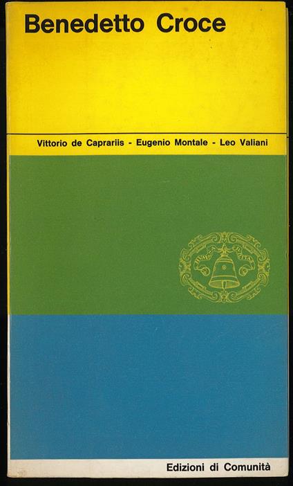 Benedetto Croce - copertina