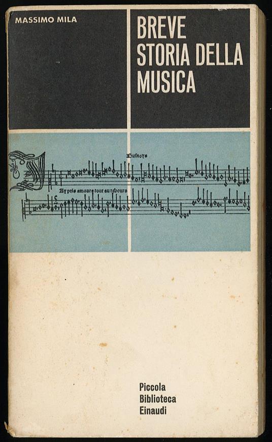 Breve storia della musica - Massimo Mila - copertina